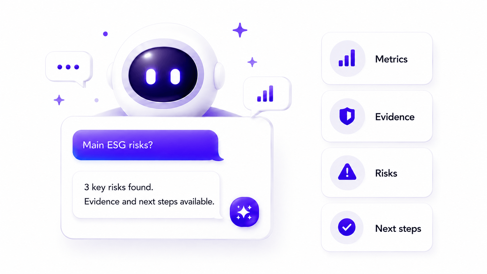 Copilot Nexta respondendo uma pergunta ESG